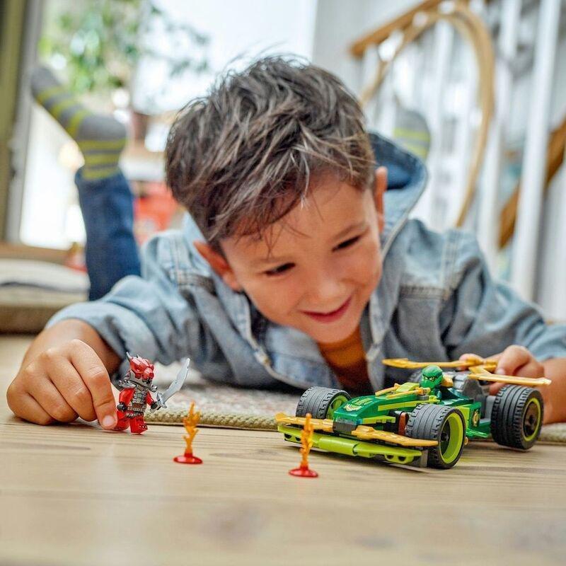 LEGO Ninjago Dragons Rising Lloyd's Pull-Back Race Car 71828 (181 Pieces), , large image number 3