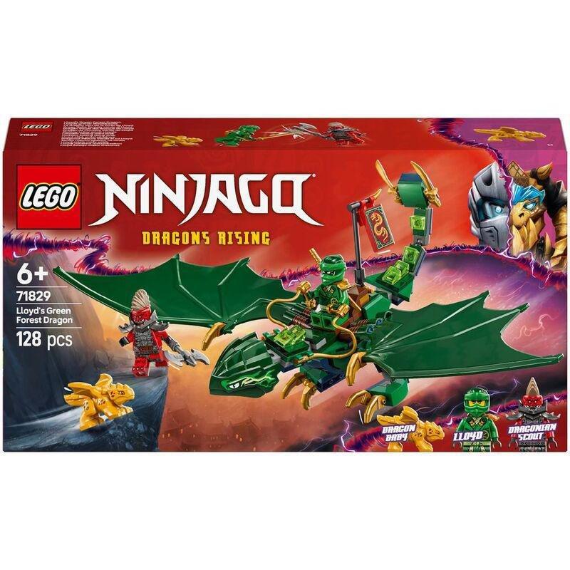 LEGO Ninjago Dragons Rising Lloyd's Green Forest Dragon 71829 (128 Pieces), , large image number 1