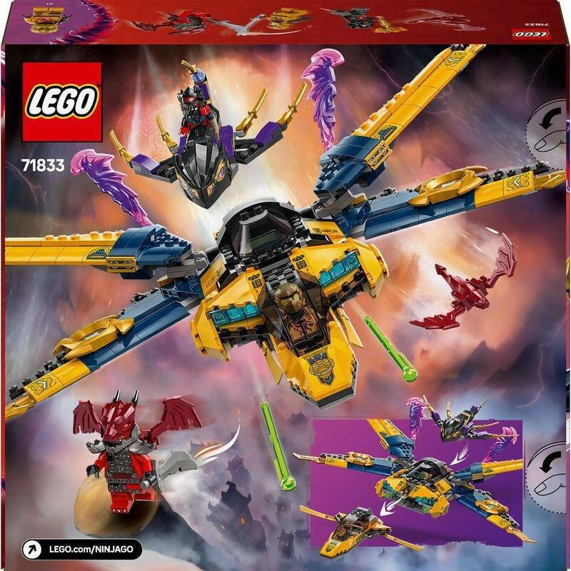 LEGO Ninjago Dragons Rising Ras And Arin's Super Storm Jet 71833 (510 Pieces), , large image number 1