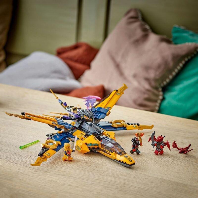 LEGO Ninjago Dragons Rising Ras And Arin's Super Storm Jet 71833 (510 Pieces), , large image number 4