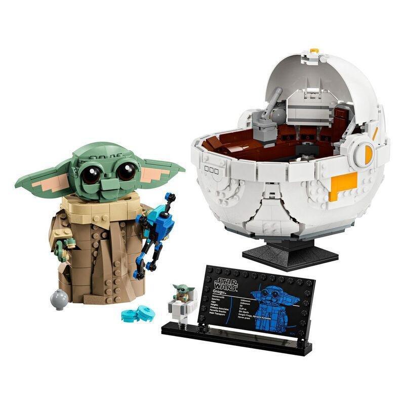 LEGO Star Wars Grogu With Hover Pram 75403 (1048 Pieces), , large image number 7