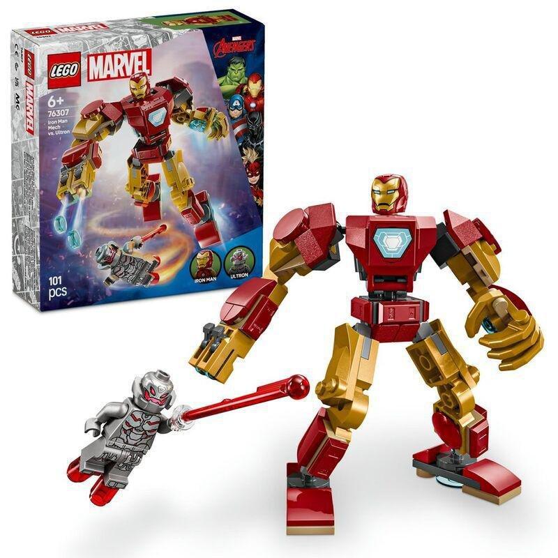 LEGO Avengers Iron Man Mech Vs. Ultron 76307 (101 Pieces), , large image number 0