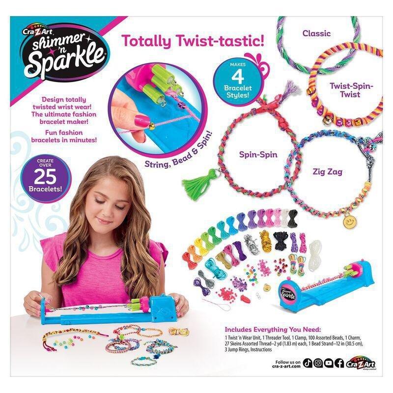 Shimmer N Sparkle Twist 'N Wear Bracelet Maker Kit, , large image number 1