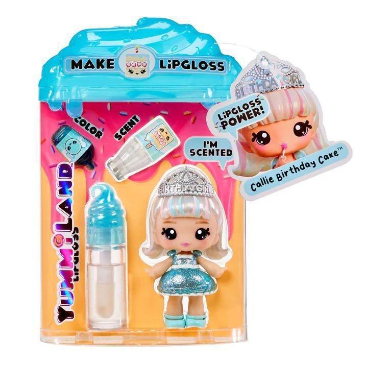 Yummiland Lipgloss Callie Birthday Cake Doll, , large image number 0