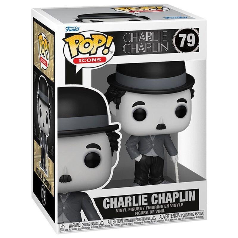 Funko Pop! Icons Charlie Chaplin 3.75-Inch Vinyl Figure, , large image number 1