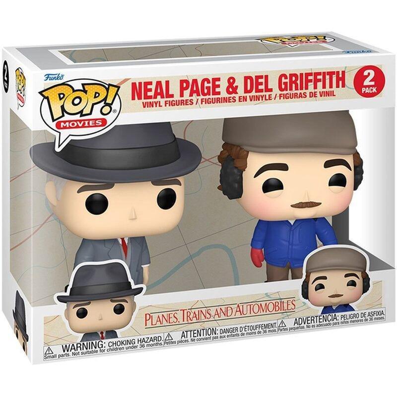 Funko Pop! Movies Planes/ Trains/ And Automobiles Neal And Del Pack of 2 3.75-Inch Vinyl Figure, , large image number 1