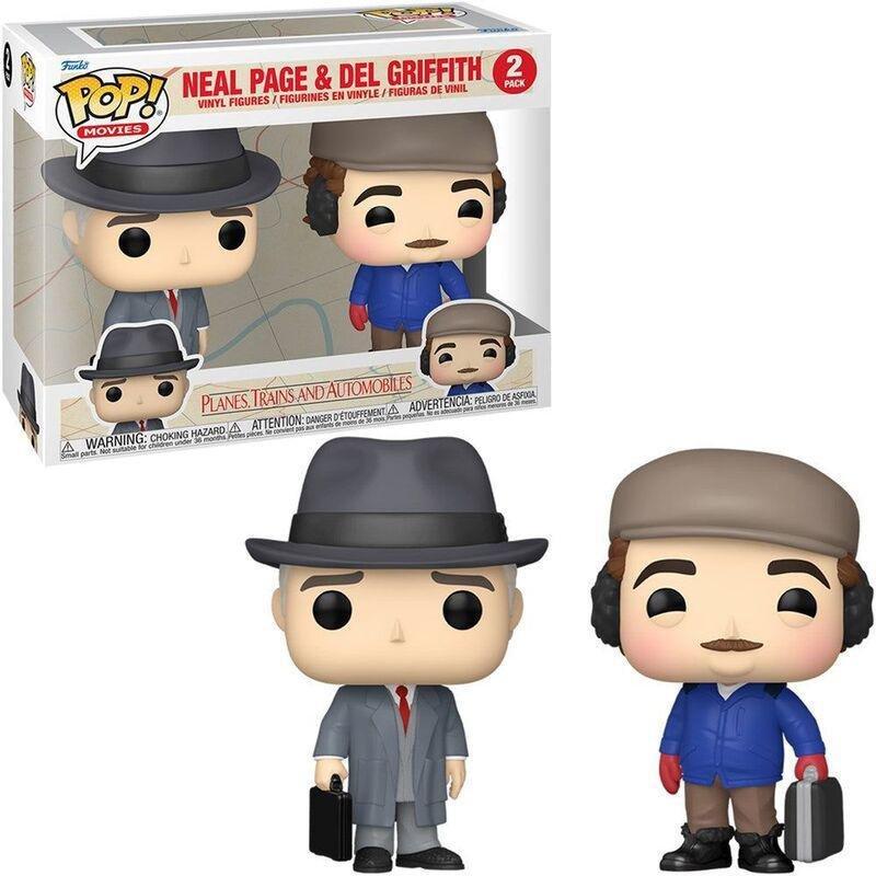 Funko Pop! Movies Planes/ Trains/ And Automobiles Neal And Del Pack of 2 3.75-Inch Vinyl Figure, , large image number 2