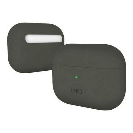 UNIQ - Uniq Lino Hybrid Liquid Silicon Case Moss Grey for Apple AirPods Pro