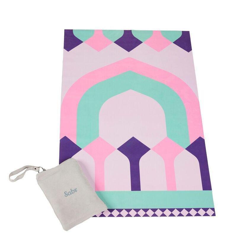 Sabr Divine Arches I Kids Compact Prayer Mat (68 x 107 x 0.1cm), , medium