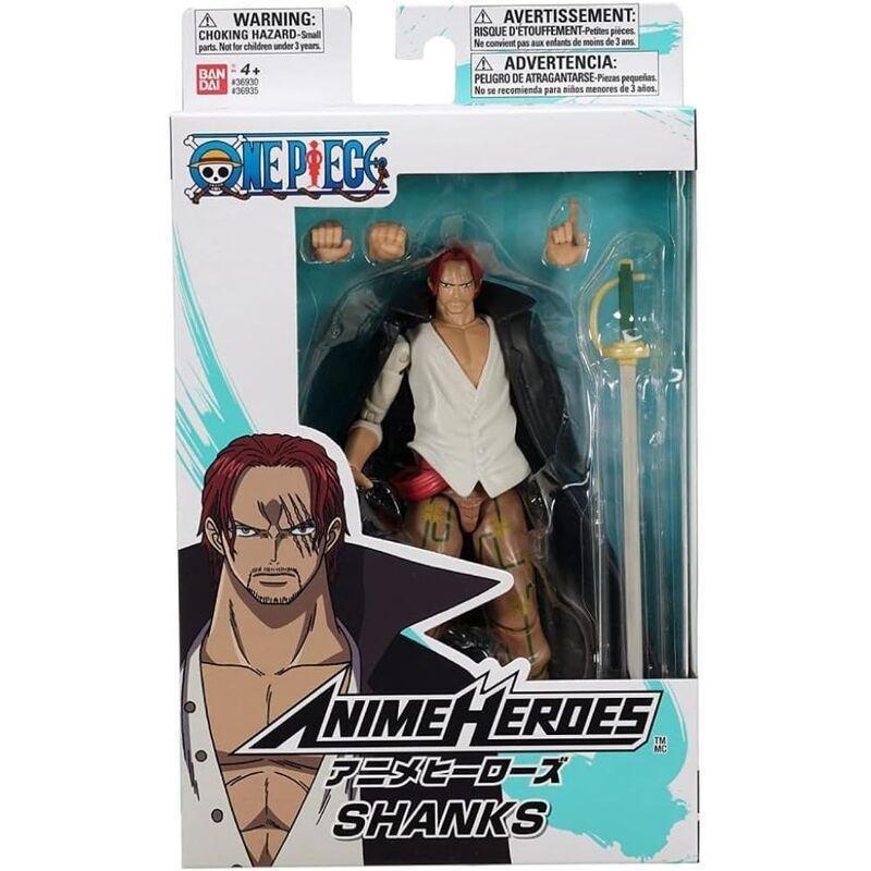Bandai Anime Heroes One Piece Shanks 7-Inch Figure, , large image number 4