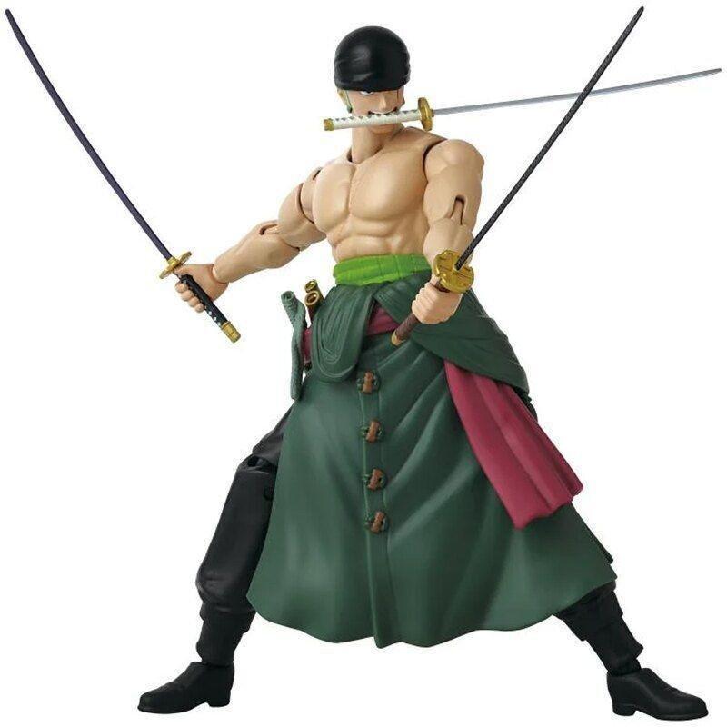 Bandai Anime Heroes One Piece Roronoa Zoro 3 Sword Style 7-Inch Figure, , large image number 0