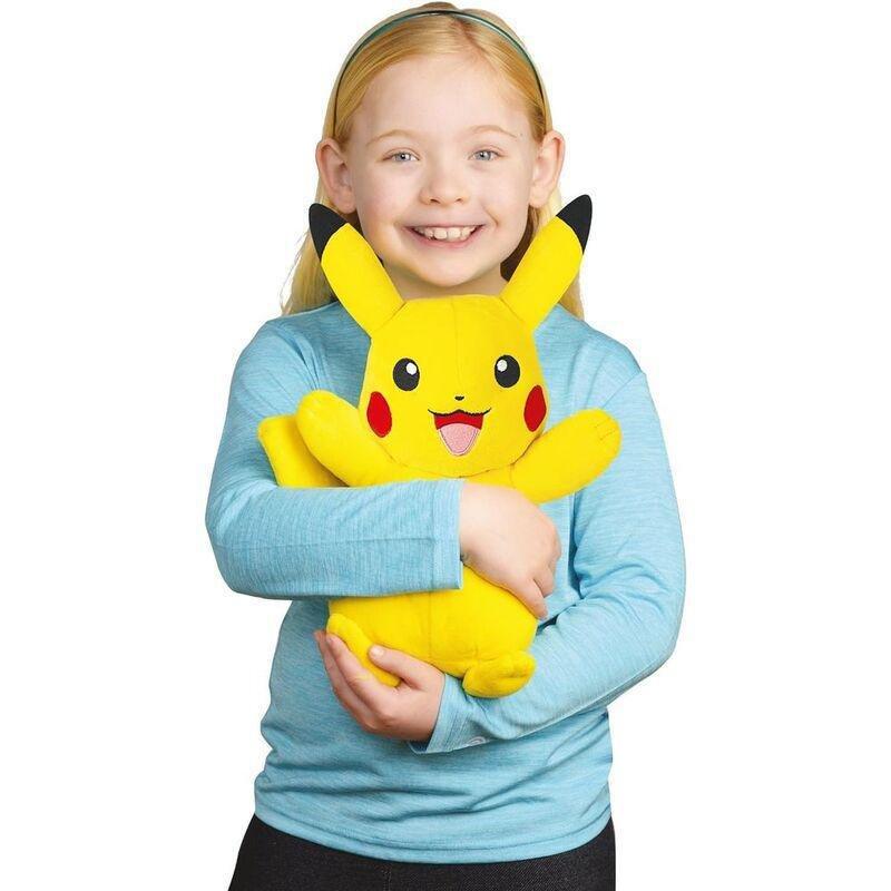 Jazwares Pokémon Power Action Pikachu 10-Inch Plush Toy, , large image number 4