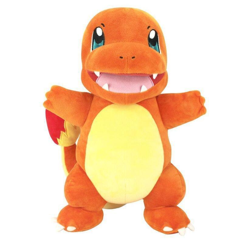 Jazwares Pokémon Flame Action Charmander 10-Inch Plush Toy, , large image number 0