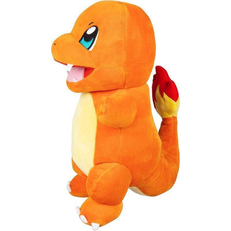 Jazwares Pokémon Flame Action Charmander 10-Inch Plush Toy, , large image number 5