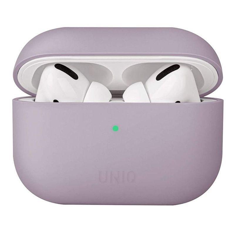 Uniq Lino Hybrid Liquid Silicon Case Lilac Lavander for Apple AirPods Pro, , large image number 0