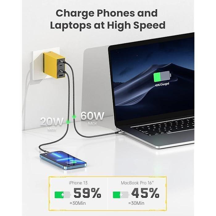 Sharge 100W Pro Multiple Device Charger With 3C1A Ports, , large image number 1