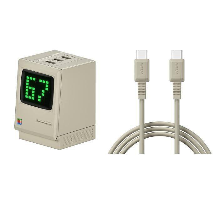 Sharge Retro 67 Retro Style Charger With 67W 3 USB C Outputs, , large image number 0