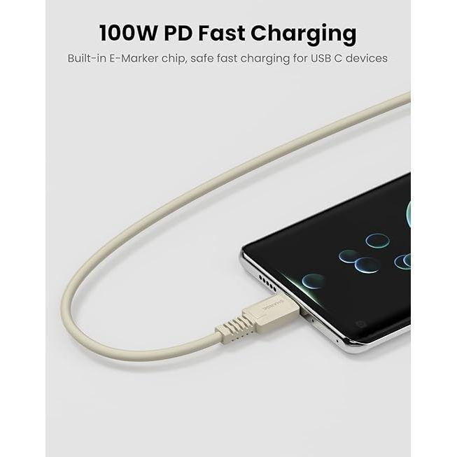 Sharge Sl108 Retro Design 100W Pd 1.2M USB C To C Cable, , large image number 3