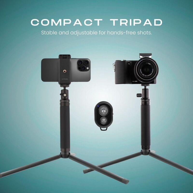 Hyphen Travel Tripod Vlogging Range With Selfie Stick, , large image number 3