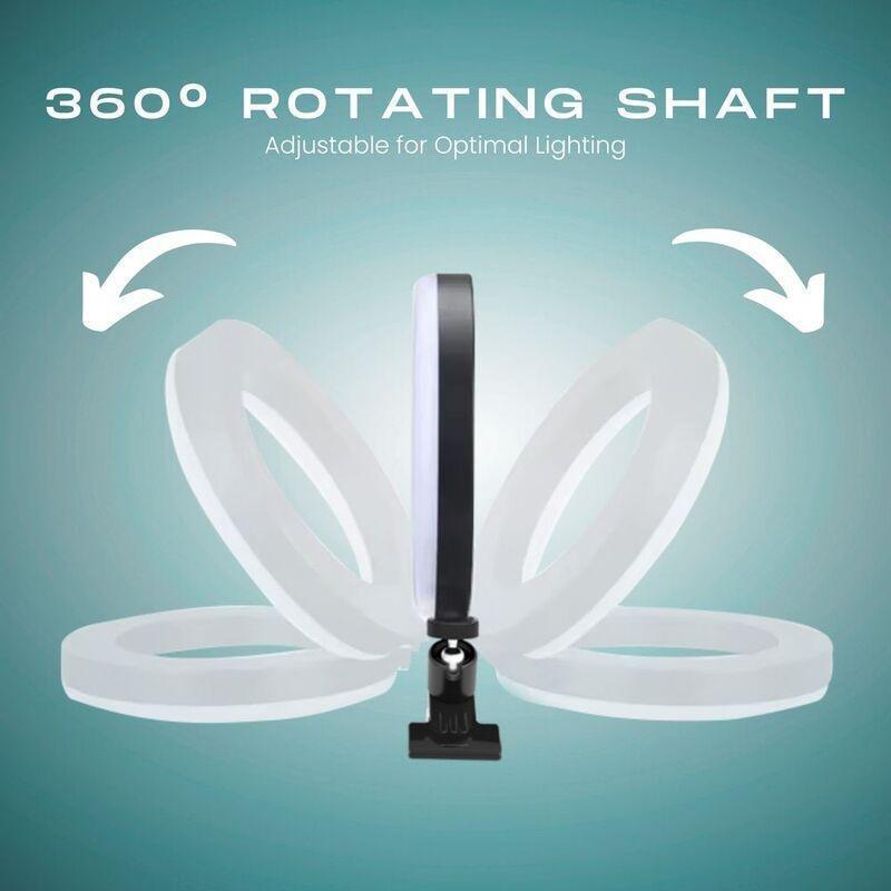 Hyphen 6-Inch Led Ring Light With Clamp, , large image number 3
