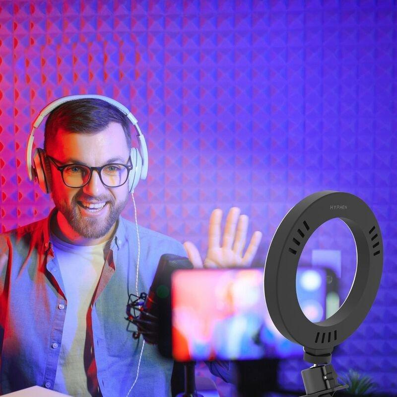 Hyphen 6-Inch Led Ring Light With Clamp, , large image number 8