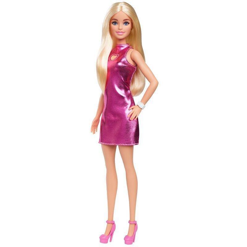 Barbie Fashionistas Doll - Pink Dress Heart Cutout, , large image number 0