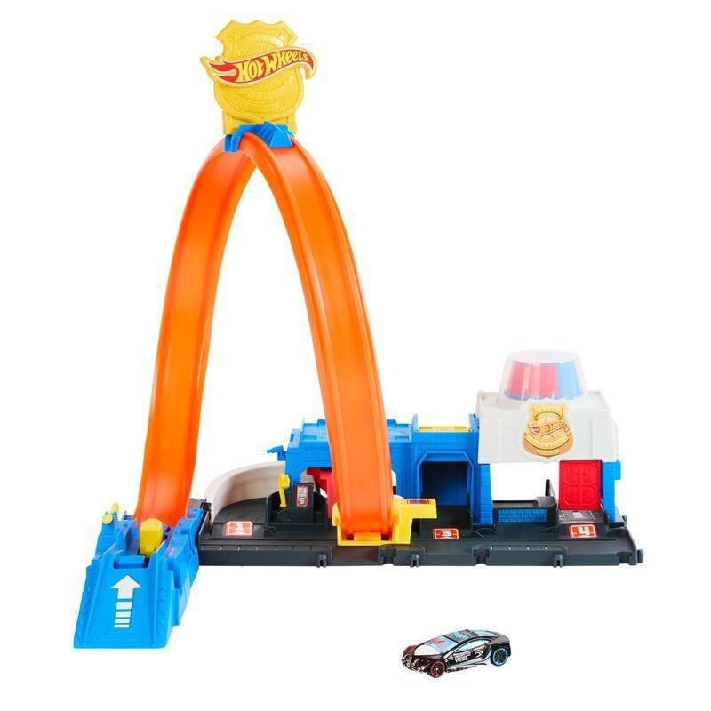 Hot Wheels City Super Police Station Playset, , large image number 0