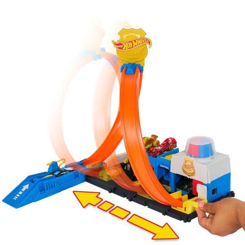 Hot Wheels City Super Police Station Playset, , large image number 1