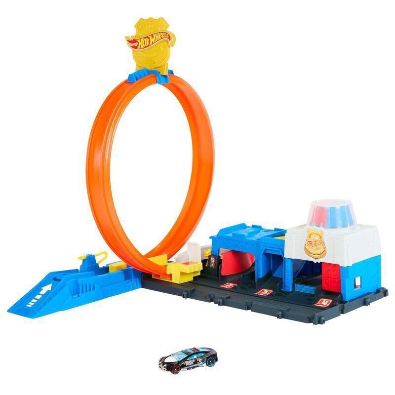 Hot Wheels City Super Police Station Playset, , large image number 3