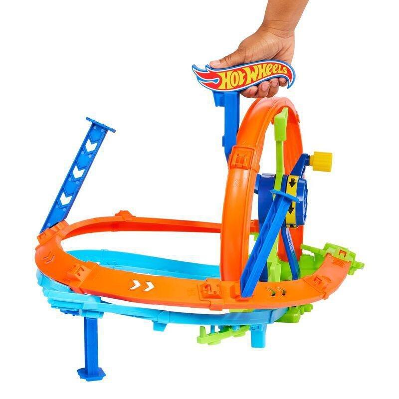 Hot Wheels Stunt Tracks Rapid Launch And Loop Playset, , large image number 2
