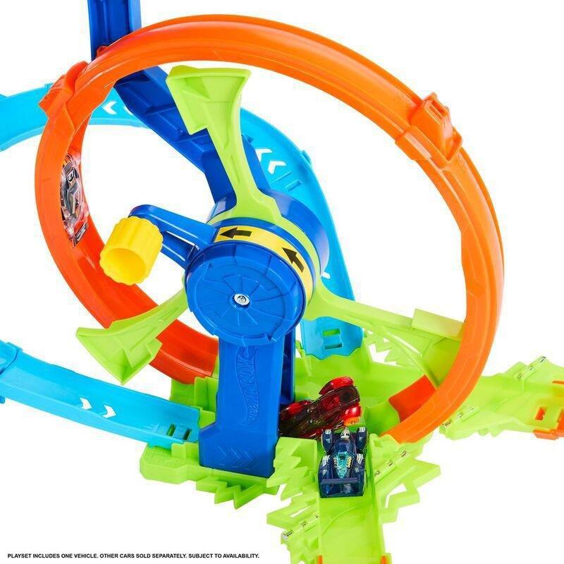 Hot Wheels Stunt Tracks Rapid Launch And Loop Playset, , large image number 3