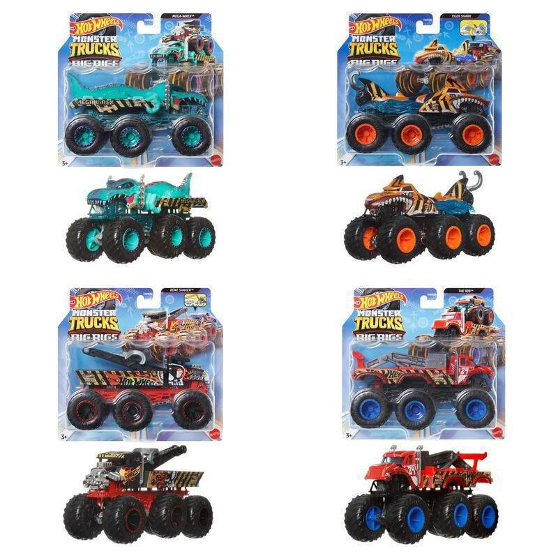 How Wheels Monster Truck Big Rigs 1.64 Scale Diecast Car (Assortment - Includes 1), , large image number 0