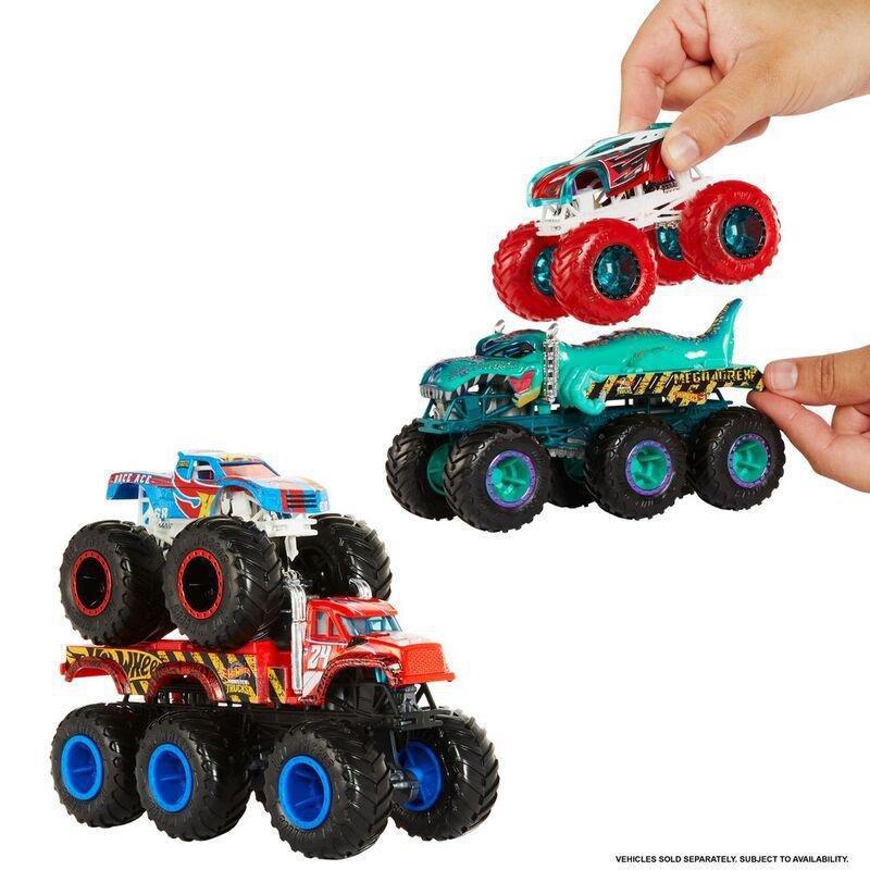 How Wheels Monster Truck Big Rigs 1.64 Scale Diecast Car (Assortment - Includes 1), , large image number 2