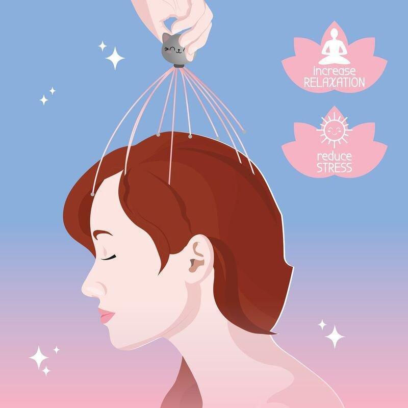 Legami Head Massager - Peace of Mind - Kitty, , large image number 1