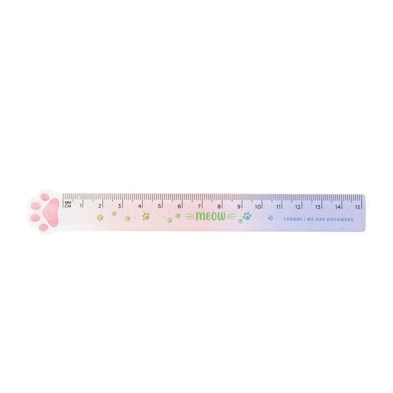 Legami Ruler - Meow - Kitty, , medium