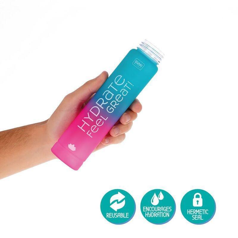 Legami Love Yourself Goal Water Bottle 1L - Sunrise Vibes, , large image number 1