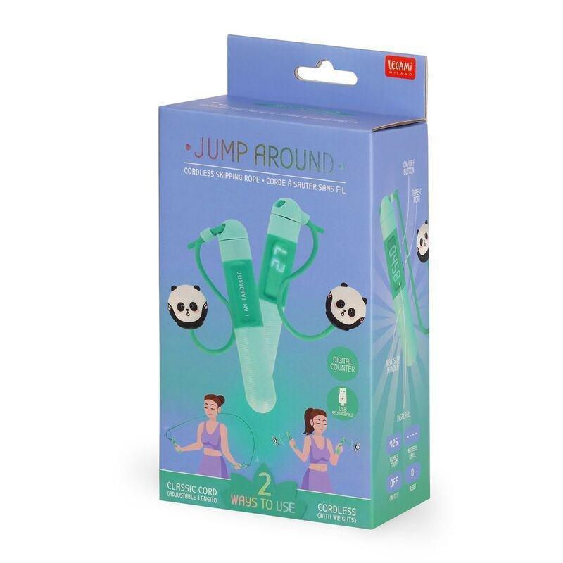 Legami Cordless Skipping Rope - Jump Around - Panda, , large image number 3