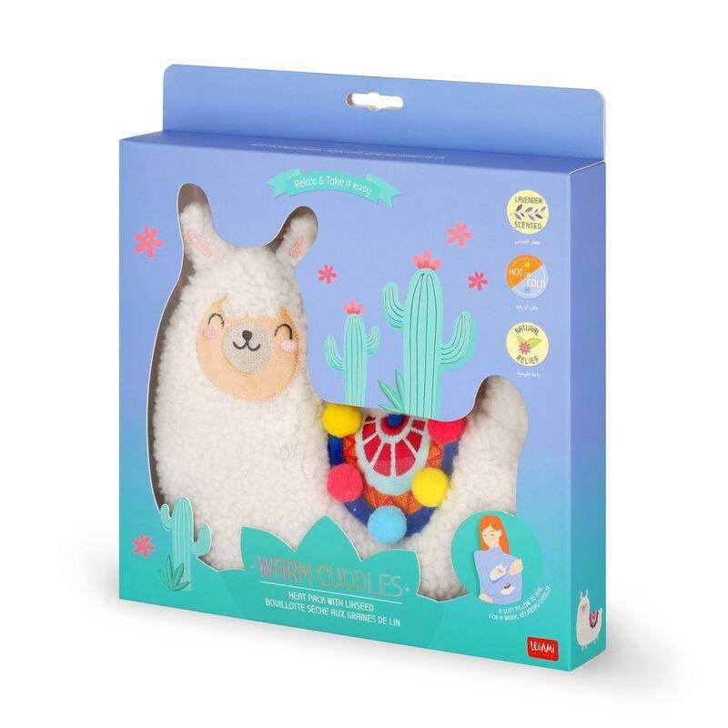 Legami Heat Pack with Linseed - Warm Cuddles - Llama, , large image number 1