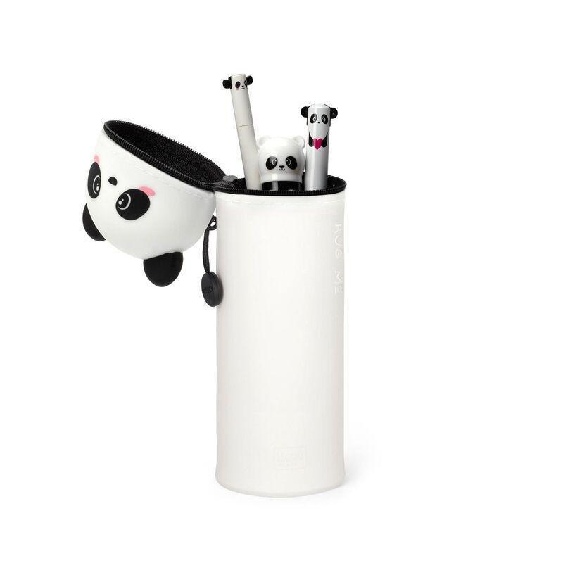Legami 2-In-1 Silicone Pencil Case - Kawaii - Panda, , large image number 1