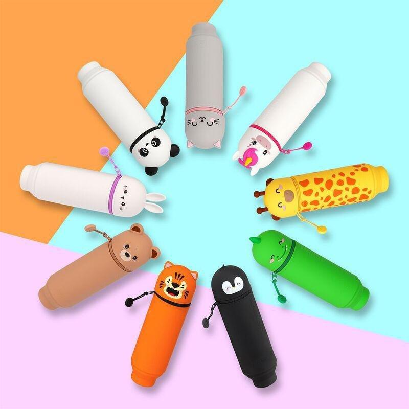 Legami 2-In-1 Silicone Pencil Case - Kawaii - Panda, , large image number 4