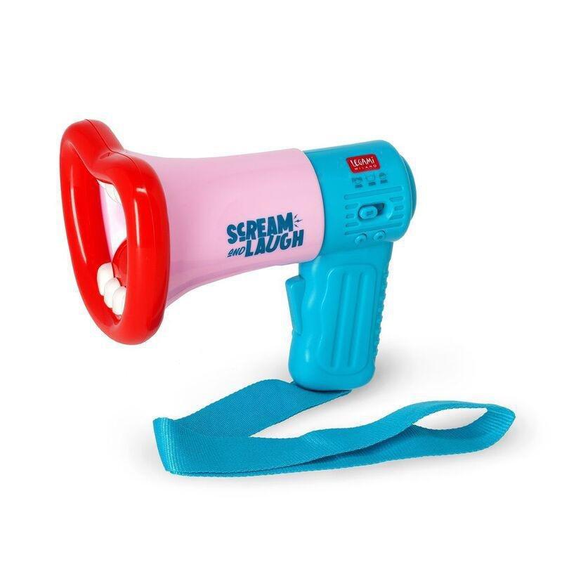 Legami Voice-Changing Megaphone - Scream and Laugh, , large image number 0