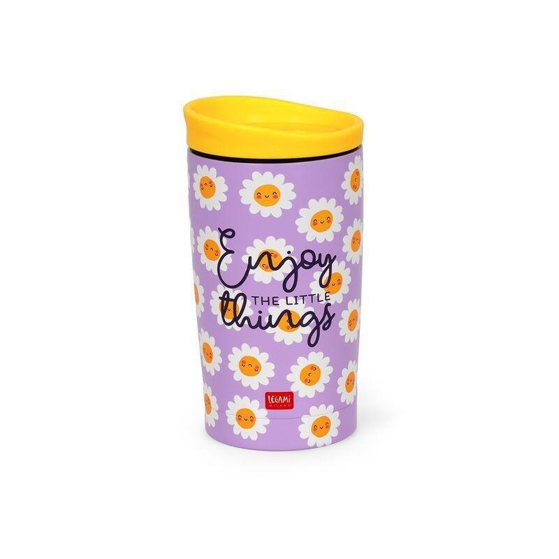 Legami Vacuum Tumbler - Hot & Cold - Tumbler 275 ml - Daisy, , large image number 0