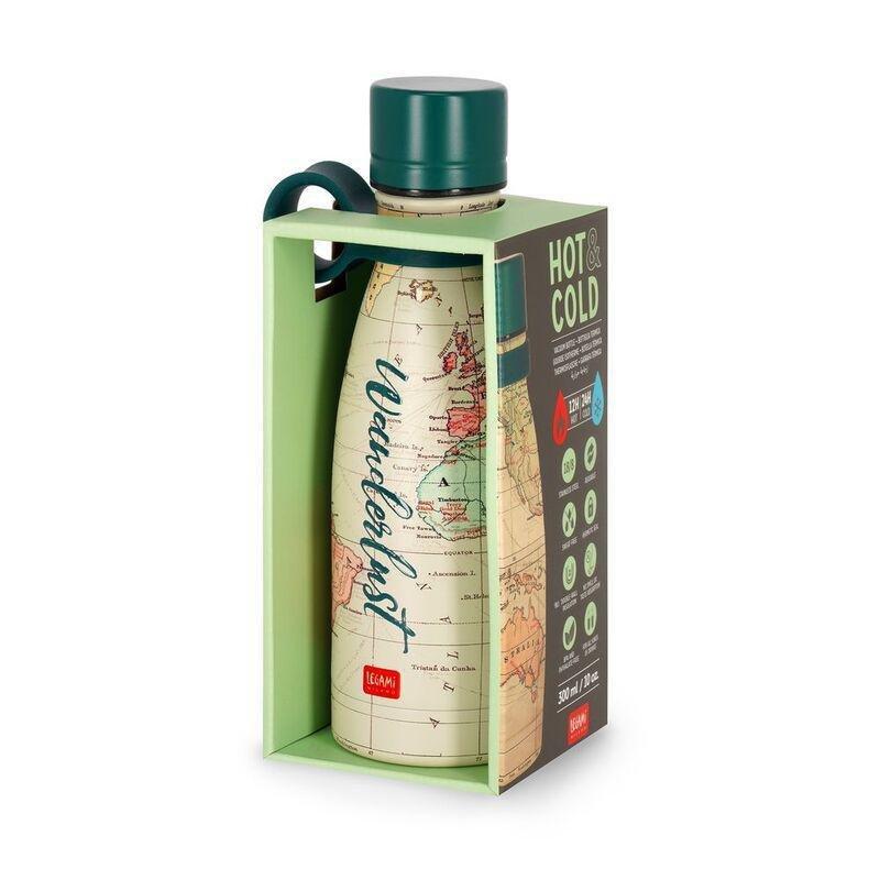 Legami Vacuum Bottle - Hot & Cold - Mini 300 ml - Travel, , large image number 1