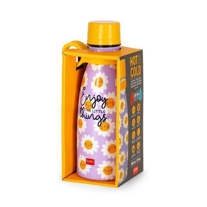 Legami Vacuum Bottle - Hot & Cold - Mini 300 ml - Daisy, , large image number 2
