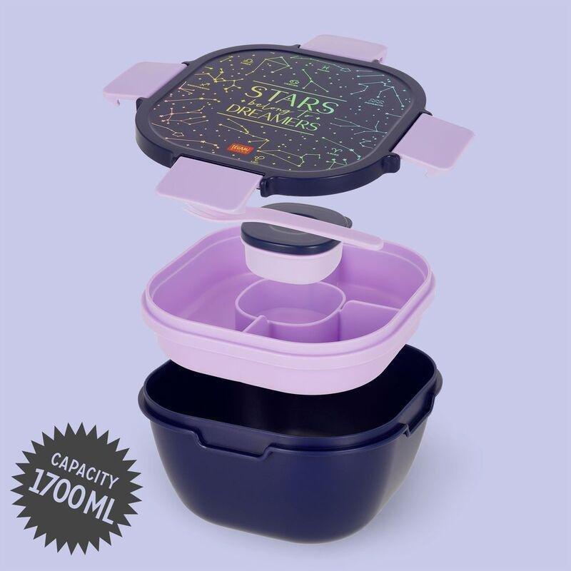 Legami Lunch Box 1700 ml - Stars, , large image number 3