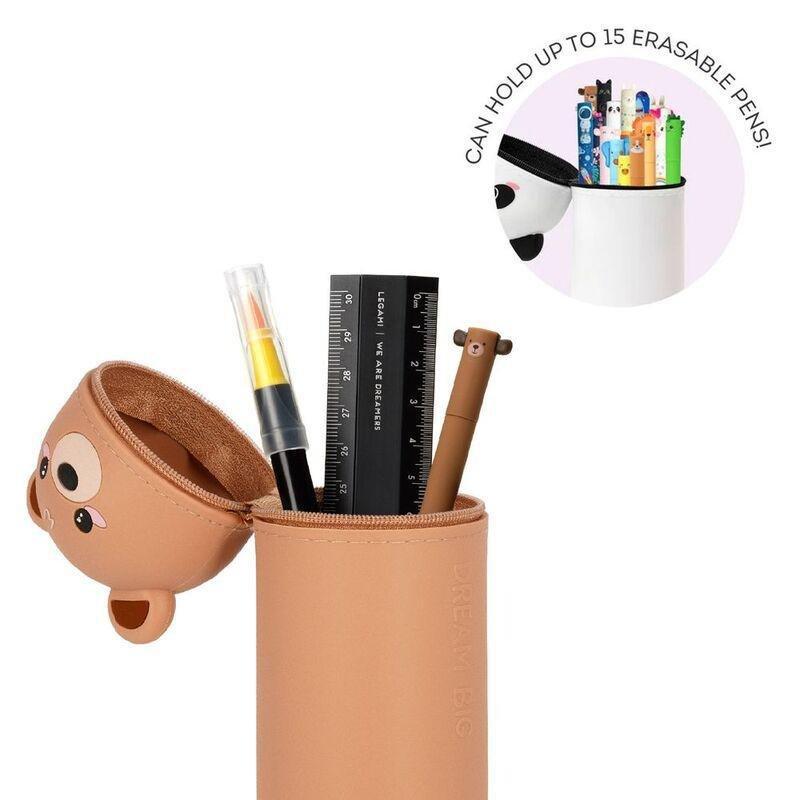 Legami 2-In-1 Silicone Pencil Case - Kawaii - Teddy Bear, , large image number 2