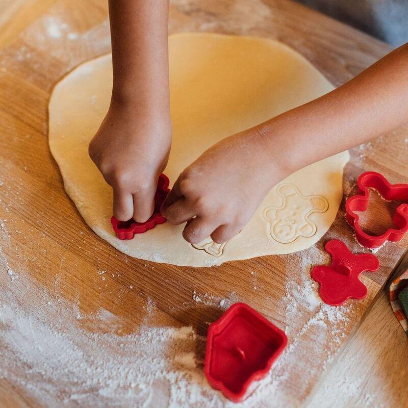 Legami 5 Cookie Cutters with Stamps - Cookie Time! - Christmas, , large image number 3
