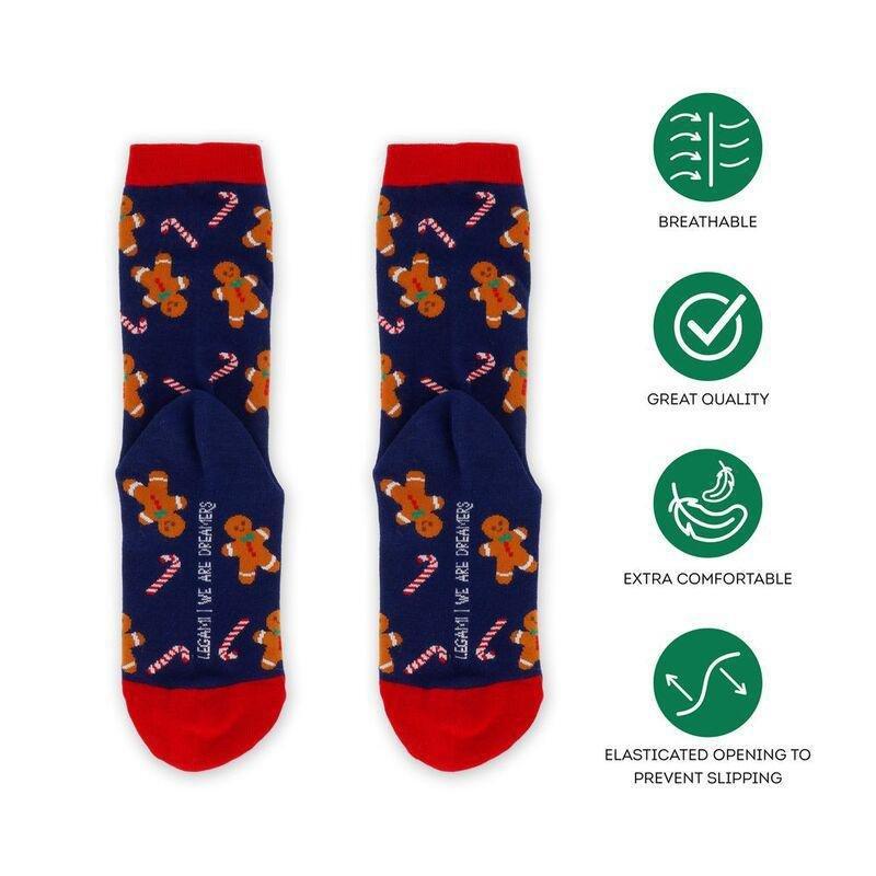 Legami Socks - It's a Match! - Small - Gingerbread (Size 35-40), , medium