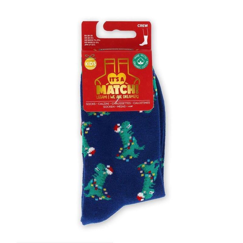 Legami Socks - It's a Match! - Kids - Dino (Size 28 - 35), , medium