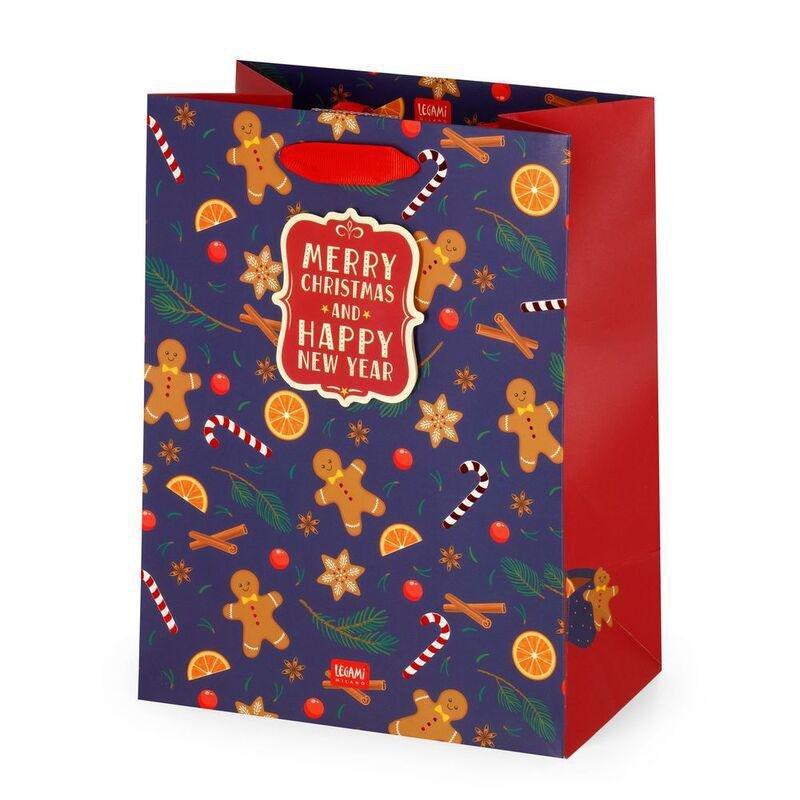 Legami Gift Bag - Medium - Gingerbread (19 x 25 x 11.5 cm), , large image number 0